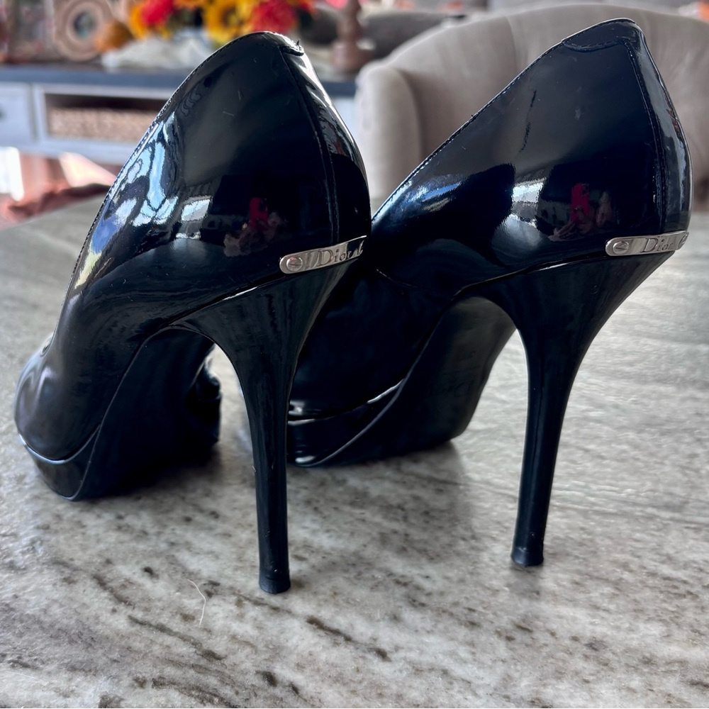 Authentic Dior Leather Heels - image 6